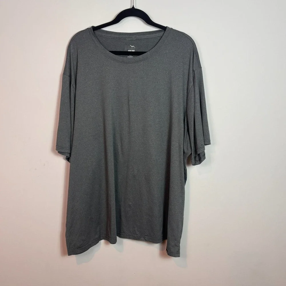 REI CO-OP Mens Grey Stretch Short Sleeve Tee size 3XL Classic Baselayer outdoors